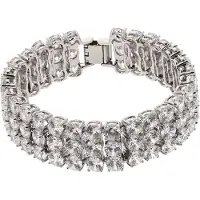 NAEMI Bracelet argent / transparent