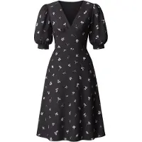 WOMAN VISION Robe-chemise noir / blanc