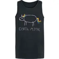 Funshirt Débardeur Merchandising Fun de - Death Metal - M - XXL - pour Homme - noir - Taille M