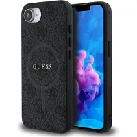 GUESS Coque De Téléphone Pu Leather 4g Colored Ring Magsafe Iphone 16e