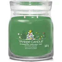 Yankee candle Shimmering Christmas Tree bougie parfumée Signature 368 g