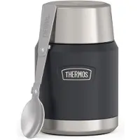 Thermos Icon Food Jar Thermoskanne, 0,47 l, Granit, Carafe isotherme, Gris