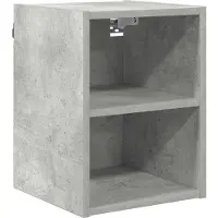 vidaXL Armoire suspendue Riga Gris béton 30 x 29,5 x 40 cm