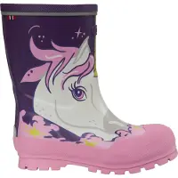 Viking Bottes en Caoutchouc - Jolly - Violet/Multi av. Licorne - - 25 - Bottes en Caoutchouc