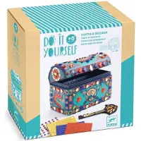 Djeco Coffre DIY - Faites-le vous-même - Super Treasure - - UneTaille - Set de Création