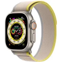 Apple Watch Ultra 49 mm Boucle Trail Jaune/Beige M/L