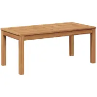 vidaXL Table brune 95 x 45 x 40 cm bois massif teck