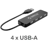 ORICO Adaptateur hub , USB vers 4xUSB (noir)