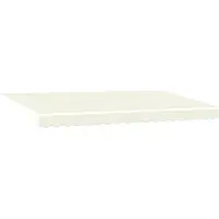 vidaXL Store rétractable Crème 400 x 200 cm Tissu