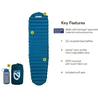 Nemo - Matelas autogonflant 3 saisons - Flyer Abyss - Taille Large wide - Bleu