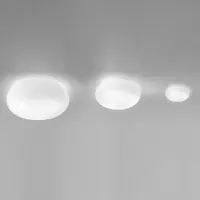 Artemide Applique Murale , Itka, dimmable, Blanc, Salon / séjour, Verre, Moderne