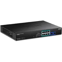 Trendnet Commutateur Gigabit Web Smart PoE++ - - TPE-1020SB - 10 ports - 95 W PoE++ - Noir