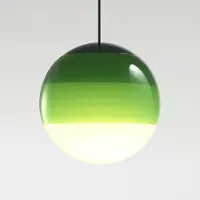 Marset Suspension , Dipping Light, dimmable, Vert, Salon / séjour, Verre, Design
