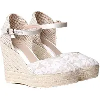 Toni pons Paola Wedge Espadrilles Beige,Blanc EU 42 Femme