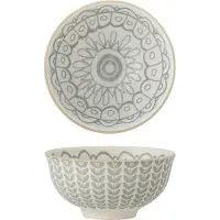 Bloomingville Bols en érable bleu set de 6 pièces