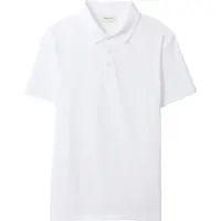 Calvin Klein Jeans Classic Monogram Long Sleeve Polo Blanc XL Homme