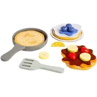Bigjigs Jeu de crêpes en bois , 16dlg.