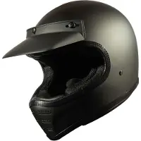 Peroz Gyamo Mat Noir Casque Intégral Taille 2XL