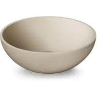 ZEZA Element Vasque à poser - 41x41x14cm - solid surface - beige mat SW1439448