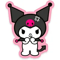 Herding Coussin décoratif Sanrio Kuromi Smiling 36 cm
