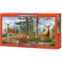 Castorland Puzzle Famille Royale de Cerfs - 4000 pièces
