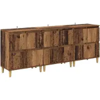 vidaXL Buffets 3 pcs Altholz 60 x 35 x 70 cm Holzwerkstoff