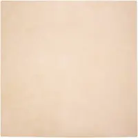 vidaXL Tapis en Fourrure Synthétique de Lapin Beige 120 x 120 cm