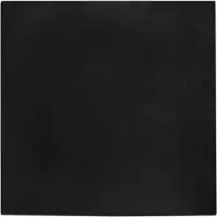 vidaXL Tapis antidérapant en fourrure synthétique Olite Noir 120 x 120 cm