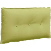vidaXL Coussin de Dos Vert clair 80 x 19 x 50 cm tissu
