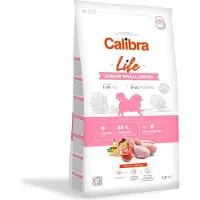Calibra Life Junior Small Breed, XS-S, Poulet, nourriture sèche à faible teneur en céréales pour chiens juniors, 1,5kg