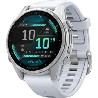 Garmin Fenix 8 Argent/Blanc 43 mm