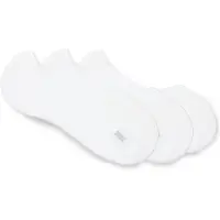 BOSS Lot de trois paires de chaussettes invisibles en coton mélangé