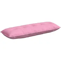 vidaXL Coussin de Dos Rose 140 x 19 x 50 cm tissu