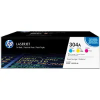 Hp Ink 304A Tri-pack - pack de 3 - jaune, cyan, magenta - originale - LaserJet - cartouche de toner (CF372AM)