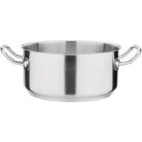 Vogue Marmite en inox modèle bas | 3 Formats
