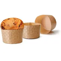 Ibili Moule Panettone Jetables H 11.5-Diam 18 Cm (5 Pc)