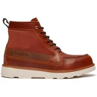 Timberland pour homme. TB0A6CE2EM61 Bottes imperméables Britton Mills marron (49), Cuir, Plat, Lacets, Casuel, De plein air