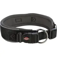 Trixie Premium Dog Collar Gris L–XL