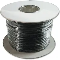 Digitus ASSMANN Flat Telephone Cable Installation - câble en vrac - 10 m - noir