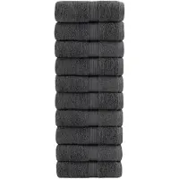 vidaXL Serviettes d'invité de qualité supérieure SOLUND 10pcs 600 g/m²