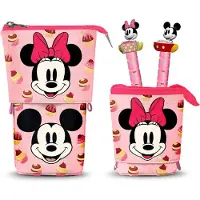 KARACTERMANIA Trousse à crayons Minnie Pop Up avec 2 crayons gel effaçables