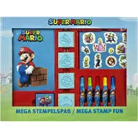 Undercover Super Mario Mega Set de tampons - Le plaisir créatif des tampons pour les enfants