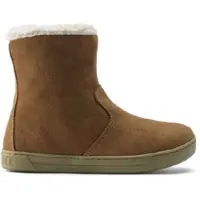Birkenstock pour fille. 1020206 Bottines en Daim Lille (Coupe Regular) marron (37), Plat, Cuir, Aucun, Casuel, mode enfantine
