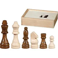 Philos Pièces d'échecs Otto I - Jeu d'échecs classique 62 mm