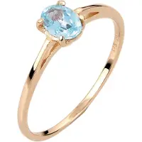 Elli PREMIUM Bague bleu / or