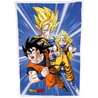 Halantex Dragon Ball Fleece Version 1 100 X 150 Cm Blanket Bleu