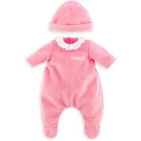 Corolle Mon Grand Poupon - Pyjama Roze met Muts, 36cm