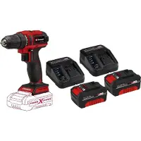 Einhell TE-CD 18/40 Li BL Solo Batterie 4,0 Ah (2x) Kit de Démarrage