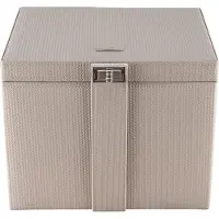 Windrose 803955.07 - Schmuckkoffer XL mit Reiseetui Corbello taupe
