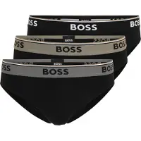 BOSS Power Brief 10276620 Slips 3 Units Noir S Homme